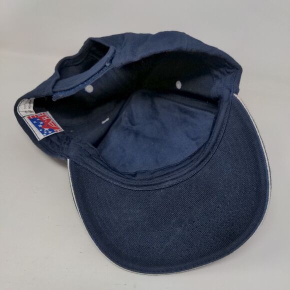 American Eagle Strapback Hat Blue One Size Embroidered Patriotic 6 Panel - Picture 6 of 7